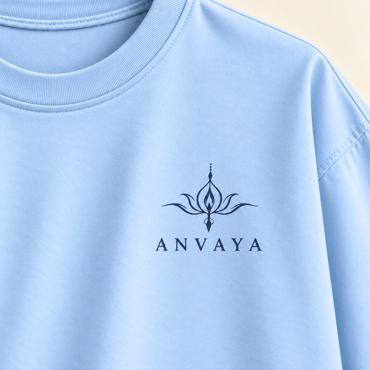 Krishna Tee — Front artwork detail